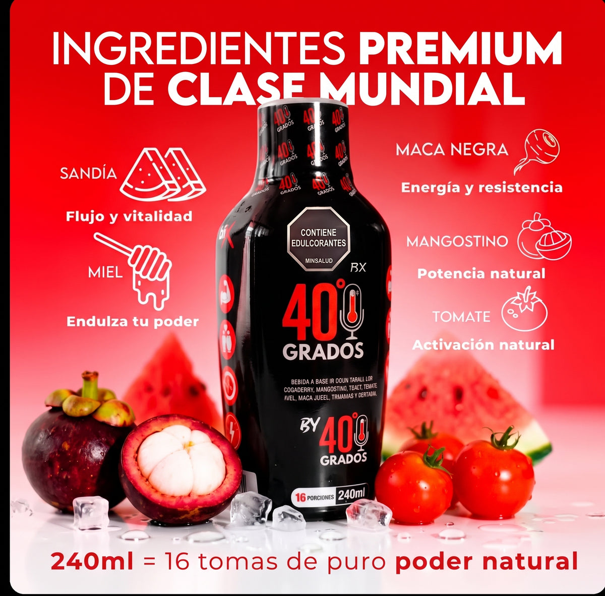 BLIX 40 Grados | Bebida Energizante Natural en Colombia