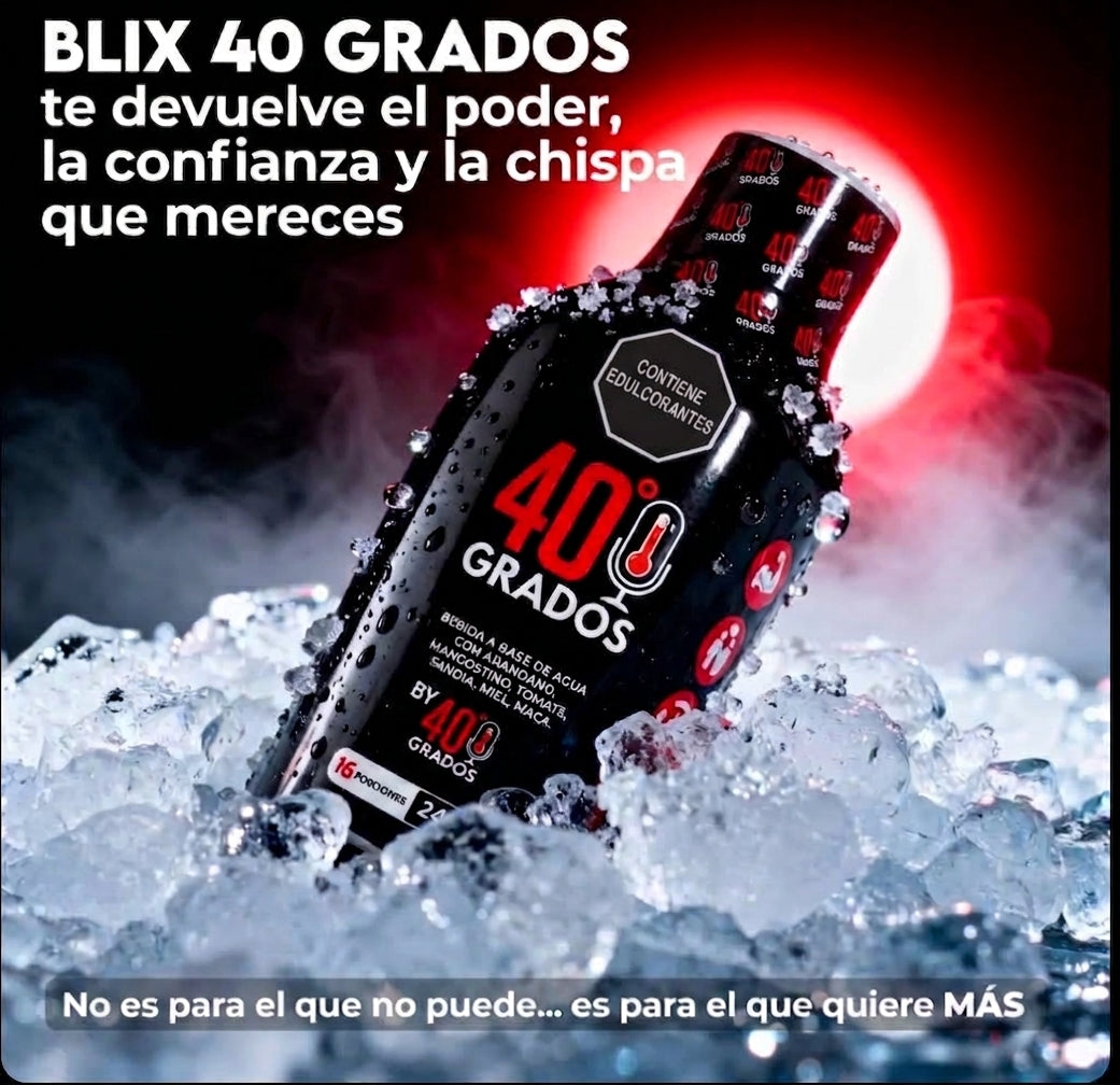 BLIX 40 Grados | Bebida Energizante Natural en Colombia